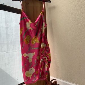 Vibrant sexy, bias slip dress!